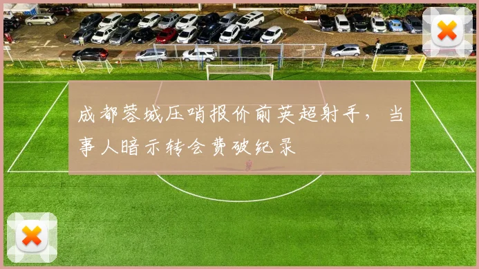 成都蓉城压哨报价前英超射手，当事人暗示转会费破纪录